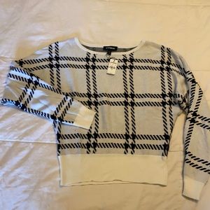 Express sweater/top. size small. Brand new with tags.